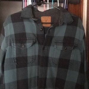 AEO buffalo plaid shirt